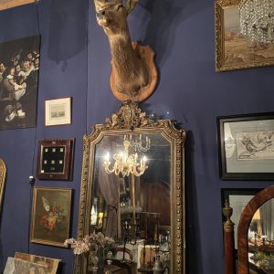 Spiegel in vergulde lijst groot