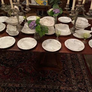 Diner servies zijaanzicht